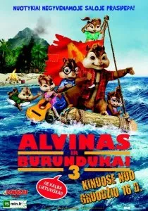 Alvinas ir burundukai 3